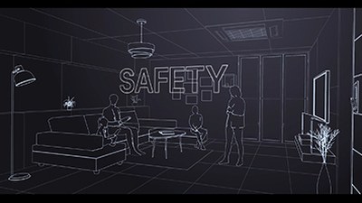 3D·AI 그래픽 | 와이어프레임 공간 연출